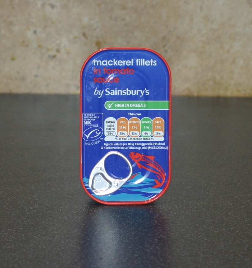 Sainsbury's Mackerel Fillets in Tomato Sauce lamaisondecordelia