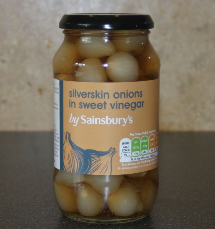 Sainsbury's Silverskin Onions in Sweet Vinegar Edited.JPG