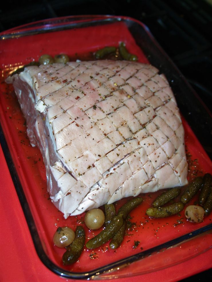 Belly of Pork and Gherkins.JPG