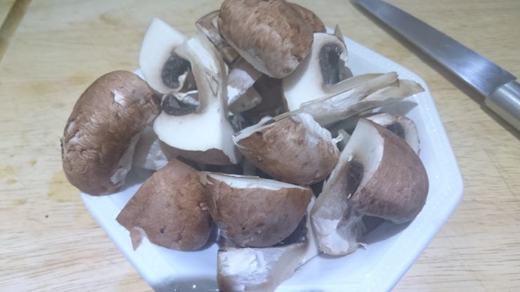 Chopped Chesnut Mushrooms.JPG