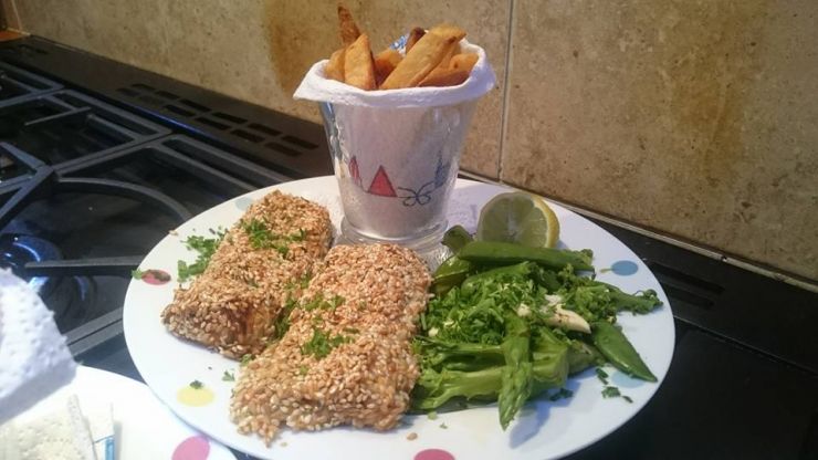 Salmon Fishfingers, Chips, and Spring Greens..jpg