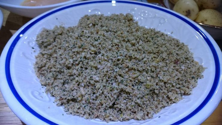 Breadcrumbs wholemeal lemon zest and blitzgreen olive with parsley.jpg