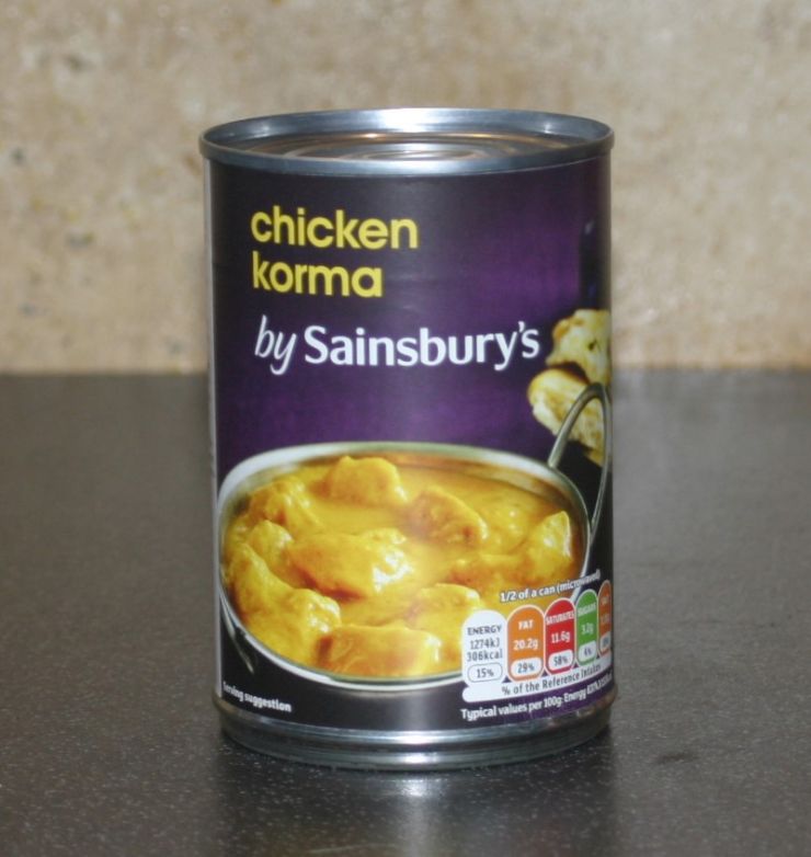 Sainsbury's Chicken Korma Edited.JPG